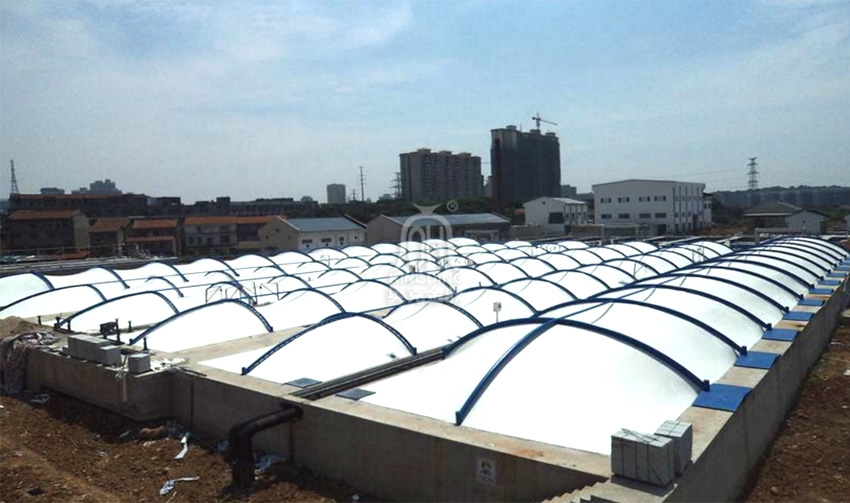 岳陽市污水處理廠加蓋膜結構工程